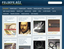 Tablet Screenshot of felsefe.biz